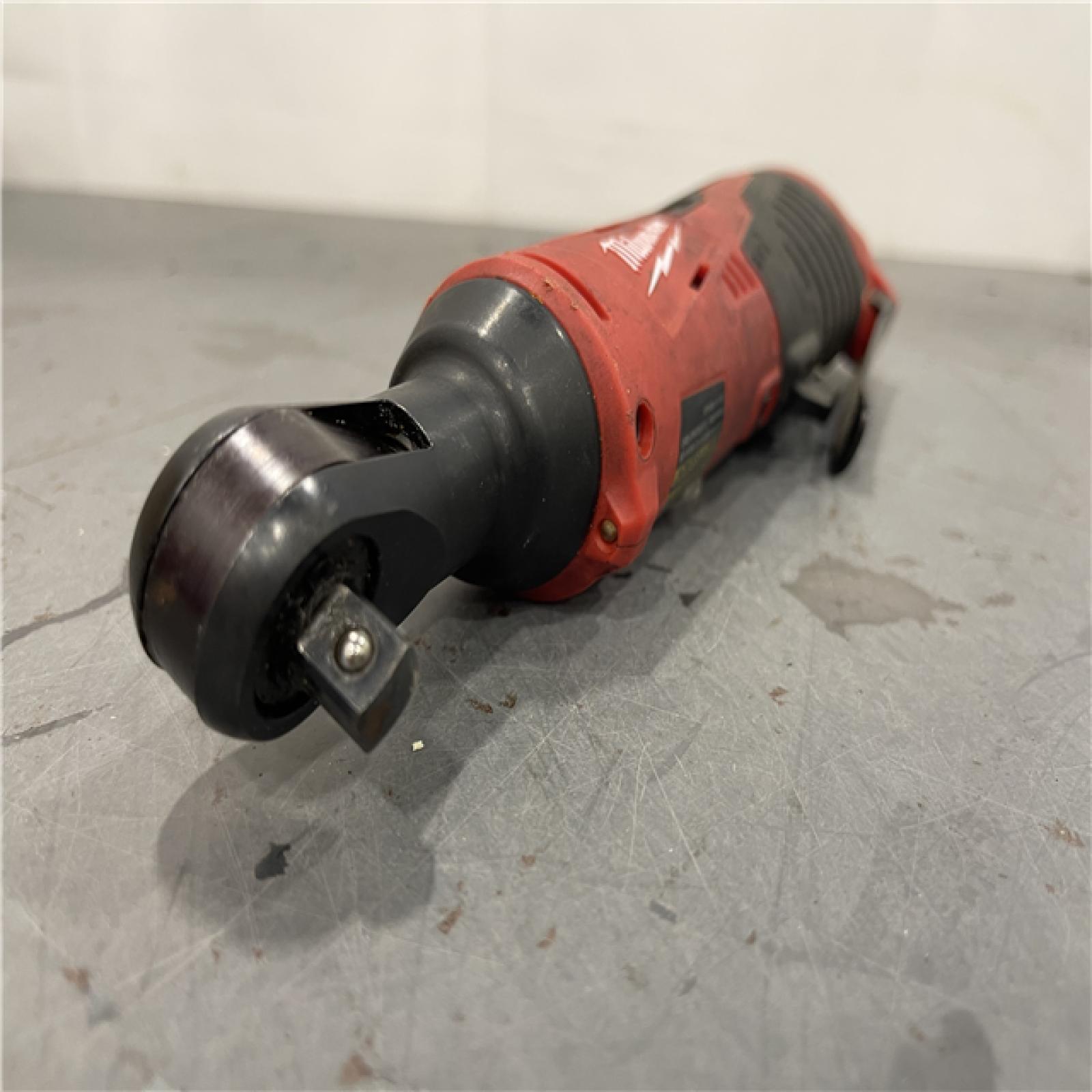 AS-IS - MILWAUKEE M12 12V Lithium-Ion Cordless 3/8 in. Ratchet (Tool-Only)