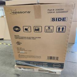 Phoenix NEW Seasons White Freestanding Electric Glass Top Range 5.2 Cubic Feet
