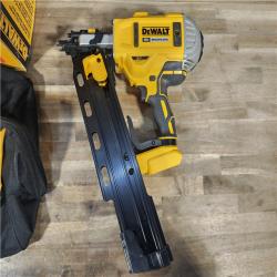 HOUSTON LOCATION - AS-IS DeWalt 20V MAX Collated Cordless Framing Nailer Tool Kit with Rafter Hook