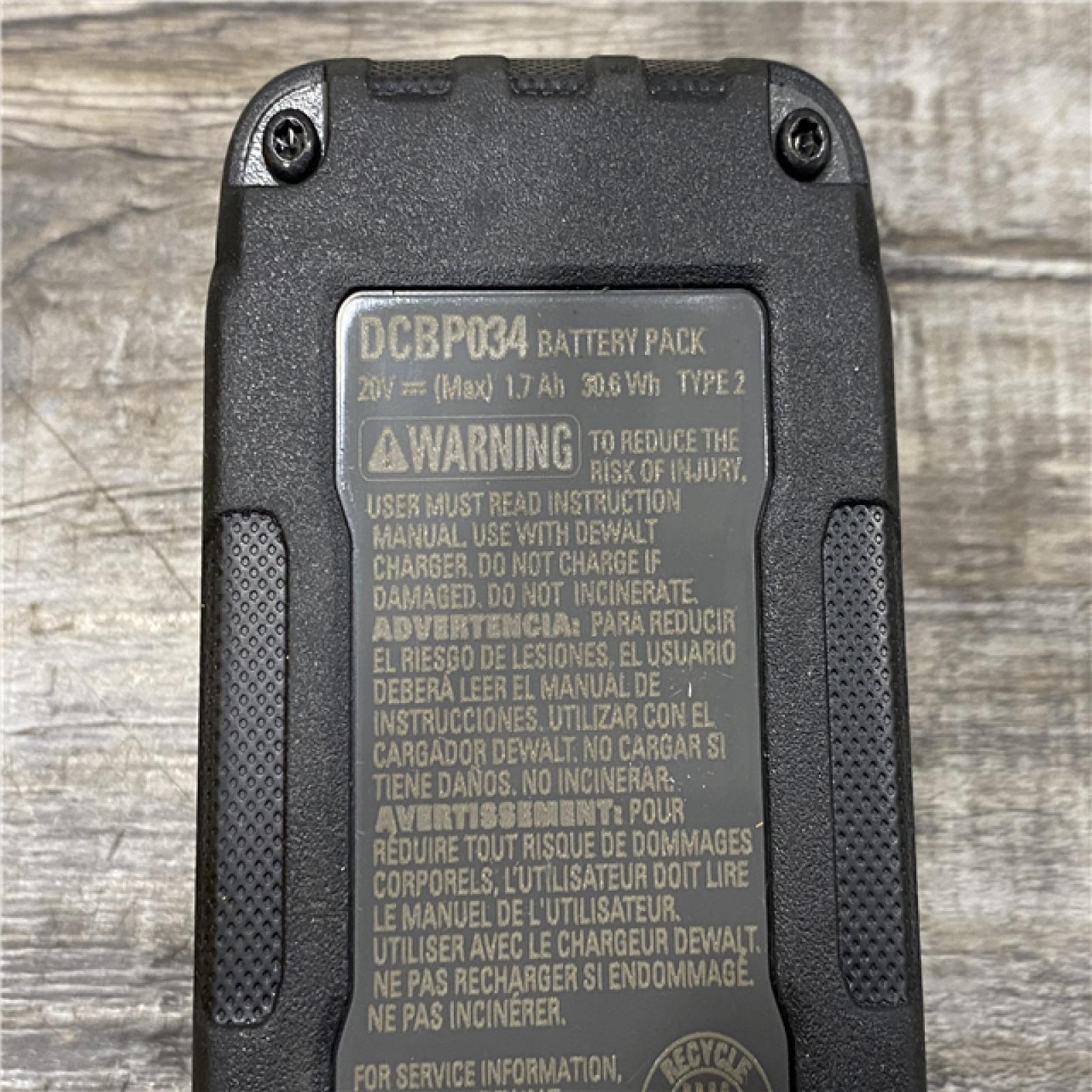 AS-IS DEWALT 20V MAX XR POWERSTACK Lithium-Ion Battery Starter Kit