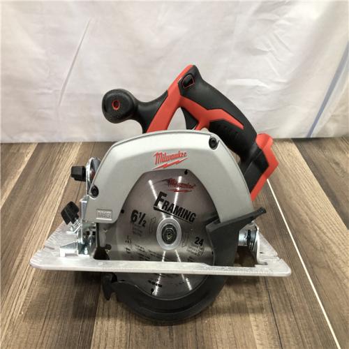 AS-IS Milwaukee 18V Lithium-Ion Cordless 6-1/2 in. Circular Saw (Tool-Only)
