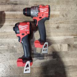 HOUSTON LOCATION - AS-IS (APPEARS LIKE NEW) MILWAUKEE FUEL 18V Lithium-Ion Brushless Cordless Hammer Drill and Impact Driver Combo Kit