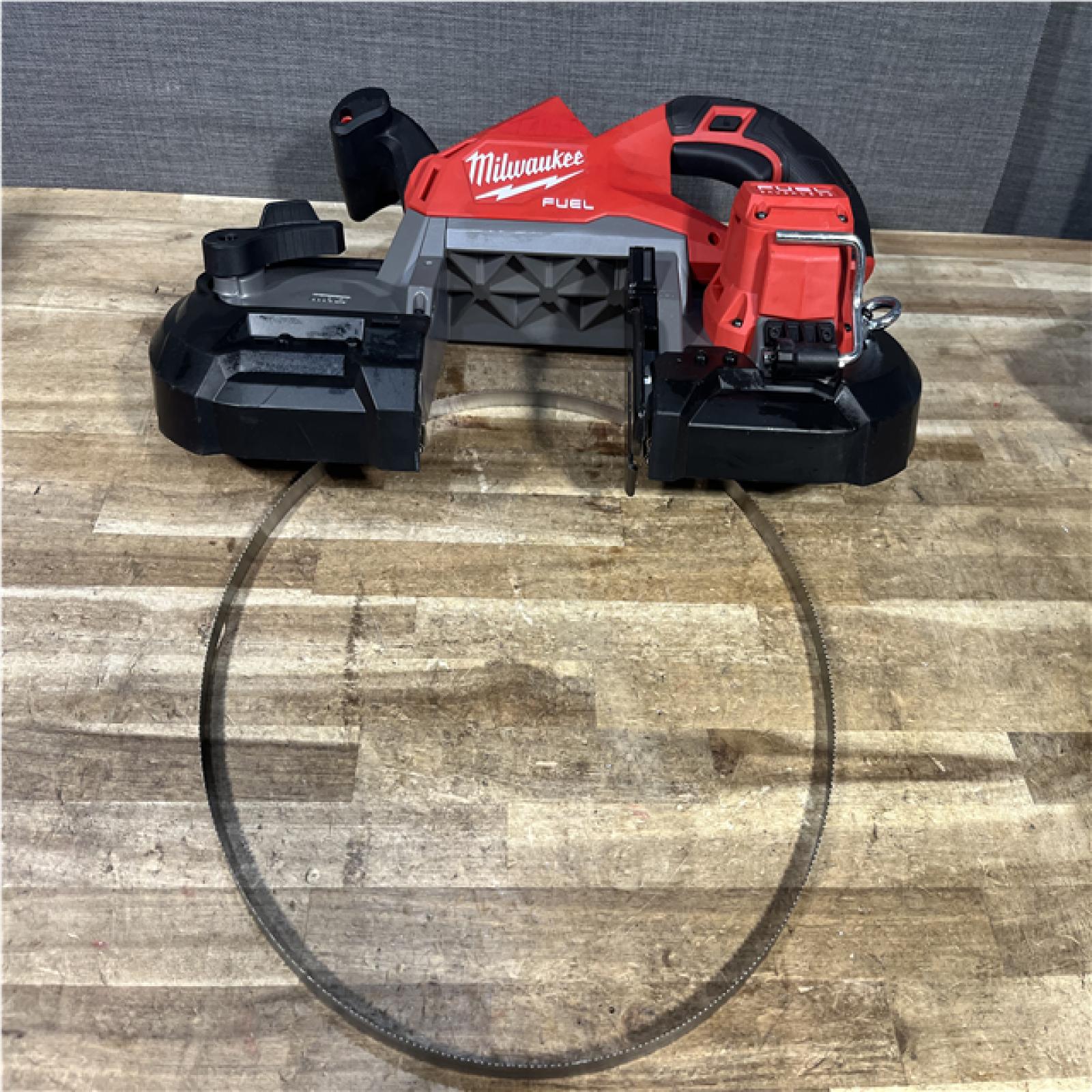 Houston Location AS-IS Milwaukee FUEL 18V Lithium-Ion Brushless Cordless Deep Cut Band Saw (Tool-Only)
