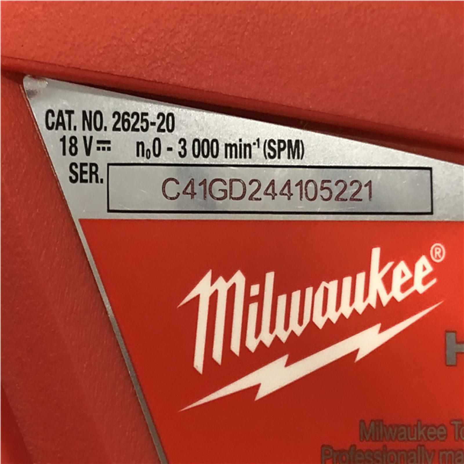 AS-IS Milwaukee 18V Lithium-Ion Cordless HACKZALL Reciprocating Saw (Tool-Only)