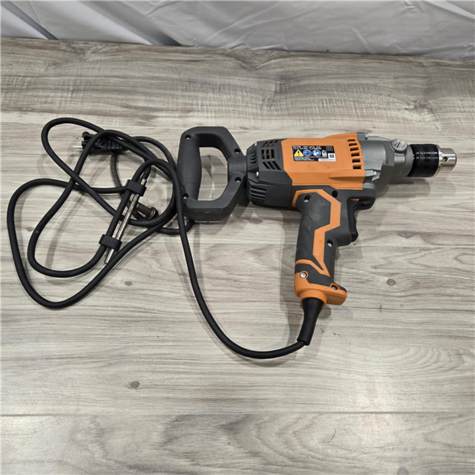 AS-IS Ridgid R7121 Drill, 1/2-Inch Spade Handle Mud Mixer