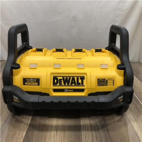 AS-IS DEWALT 1800 Watt Portable Power Station and 20V/60V MAX Lithium-Ion Battery Charger