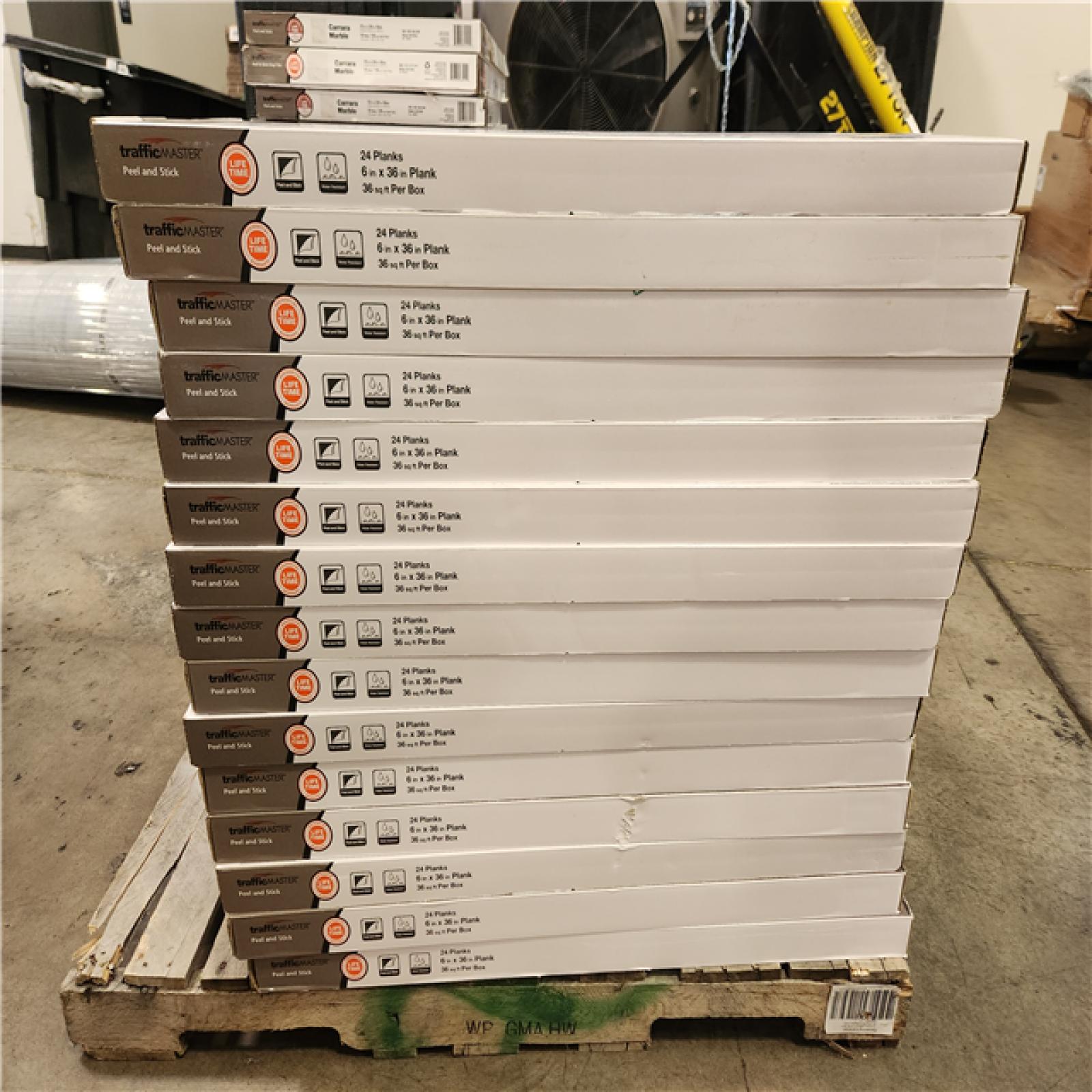 Phoenix Location Traffic Master Mixed Flooring Pallet (90 Total Cases 2885 SqFt)