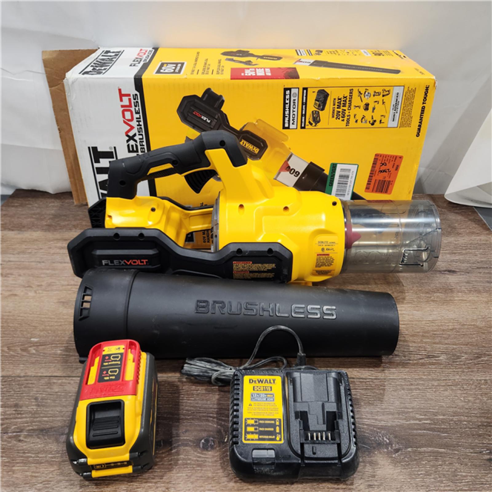 AS-IS DEWALT DCBL772X1 FLEXVOLT 60V MAX* Blower ( battery & charge included)