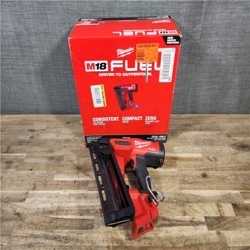HOUSTON LOCATION - AS-IS Milwaukee FUEL 18-Volt Lithium-Ion Brushless Cordless Gen II 16-Gauge Angled Finish Nailer (Tool-Only)