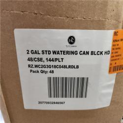 Phoenix Location 2 Gal. Standard Watering Can in Black Pallet (48 Total)