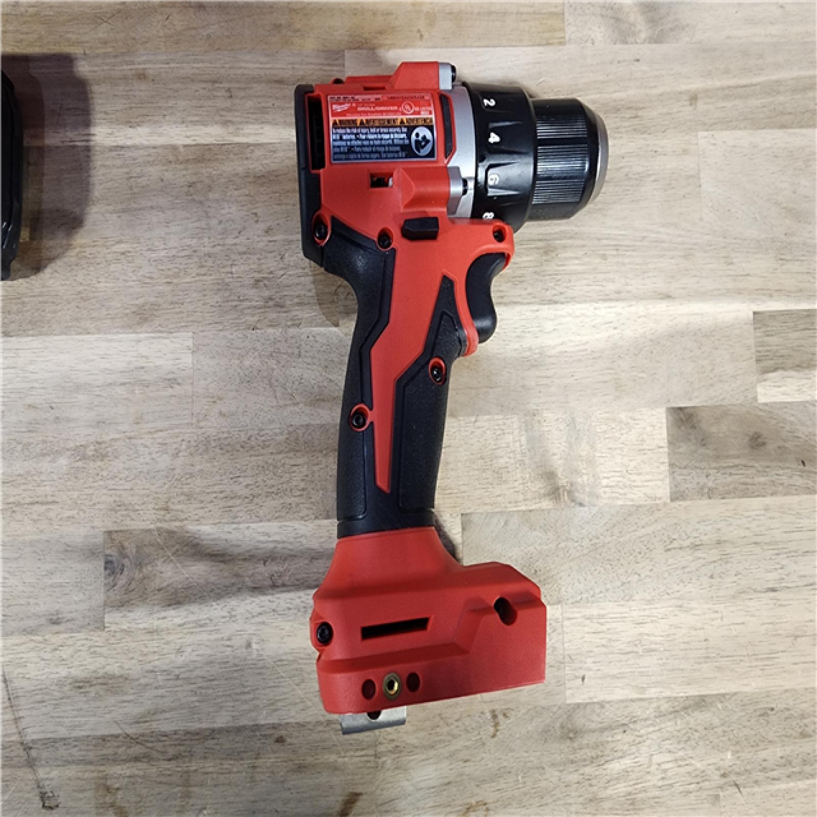 HOUSTON LOCATION - AS-IS Milwaukee M18 3601-22CT Drill/Driver Kit  Battery Included  18 V  1/2 in Chuck