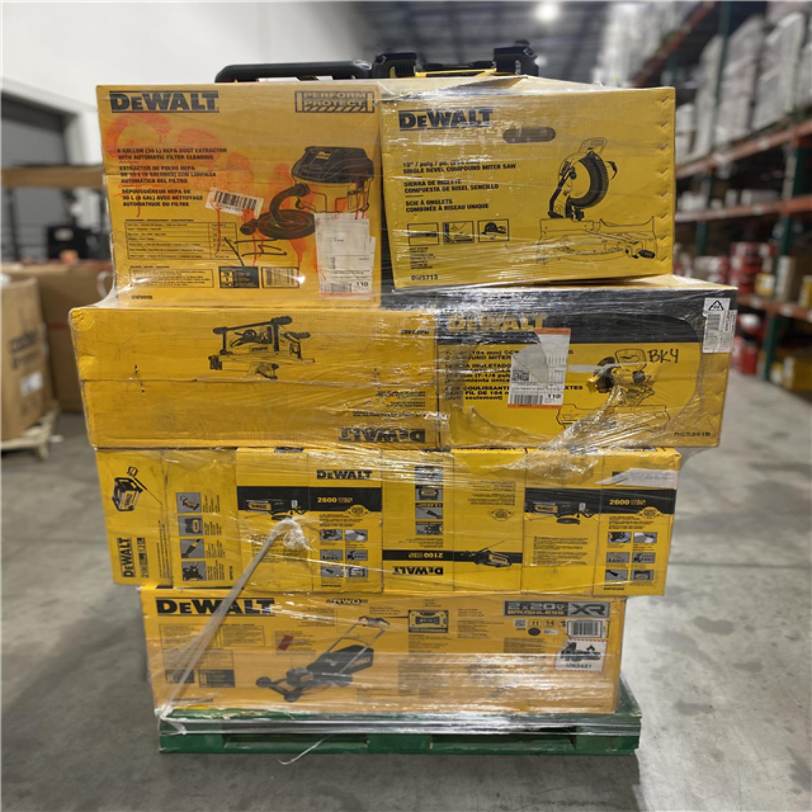 Dallas Location - As-Is DEWALT Tool Pallet