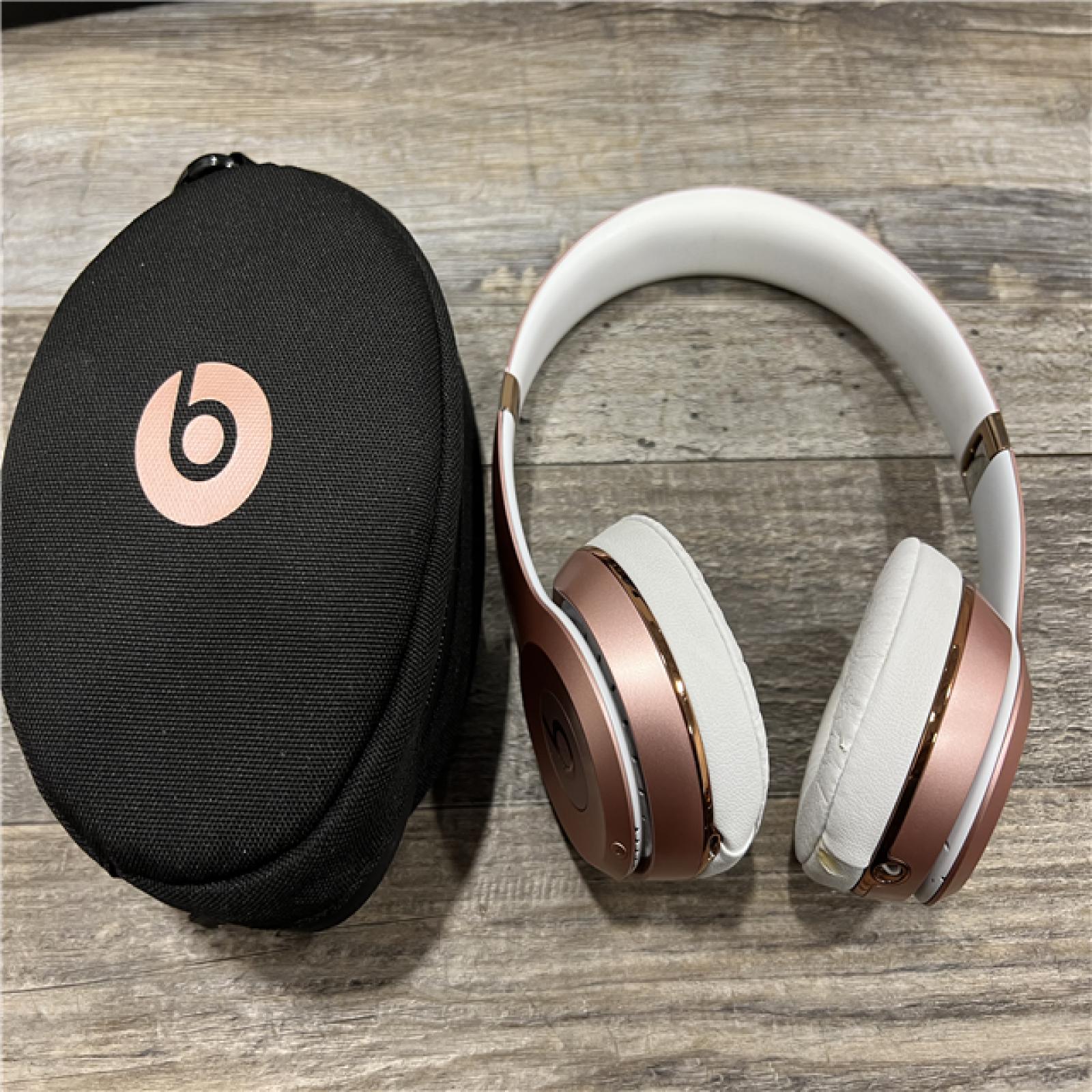 AS-IS Beats Solo3 Wireless On-Ear Headphones -Rose Gold