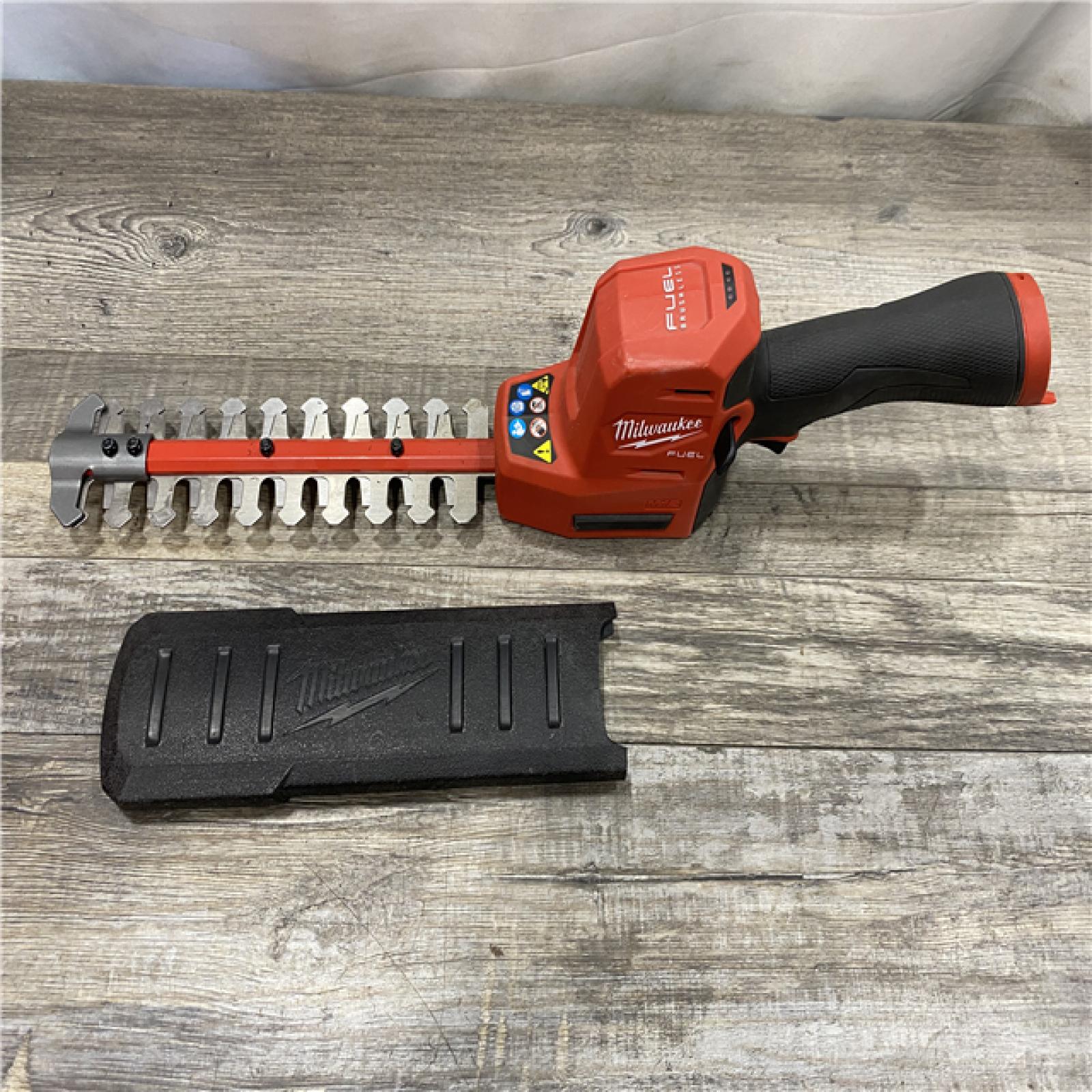 AS-IS Milwaukee FUEL 8 in. 12V Lithium-Ion Brushless Cordless Battery Hedge Trimmer (Tool-Only)