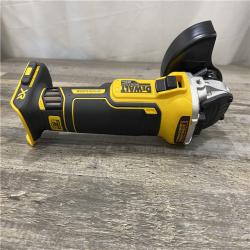 AS-IS- DEWALT 20V MAX XR Cordless Brushless 4.5 in. Slide Switch Small Angle Grinder with Kickback Brake (Tool Only)