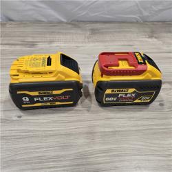 AS-IS DEWALT FLEXVOLT 20-Volt /60-Volt MAX Lithium-Ion 9.0Ah Battery (2-Pack)