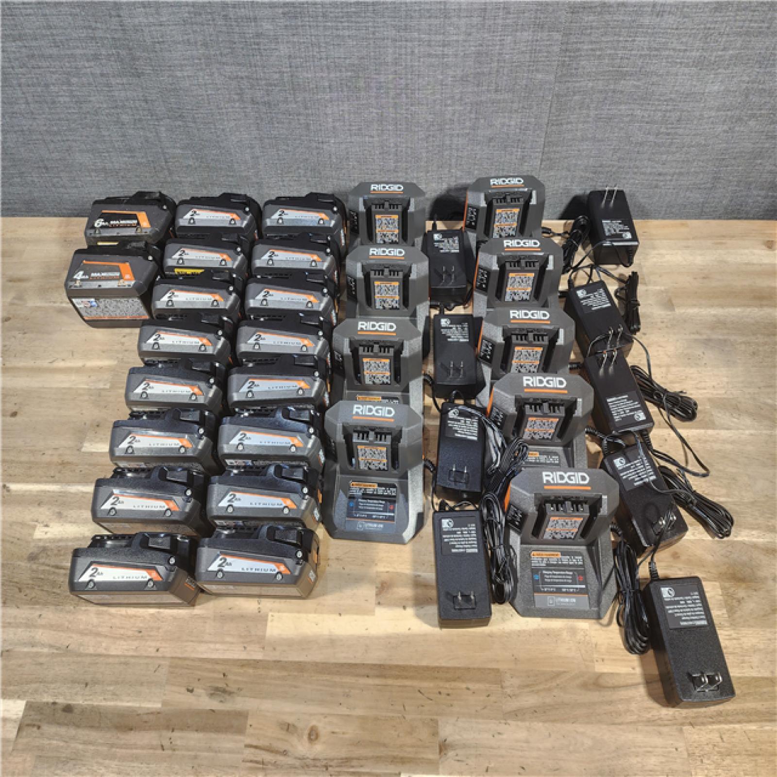 HOUSTON LOCATION - AS-IS RIGID BATTERY & CHARGER PACK