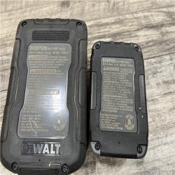AS-IS DEWALT 20V MAX XR POWERSTACK Lithium-Ion Battery Starter Kit with 5.0Ah and 1.7Ah Batteries and Charger