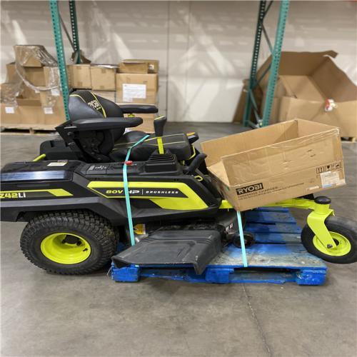 RYOBI 80V HP Brushless 42 in. Battery Electric Cordless Zero Turn Riding Mower (2) 80V Batteries (2) 40V Batteries and Charger