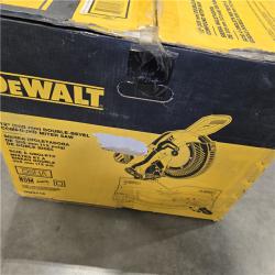 AS-IS DeWalt 15 Amp Corded 12 in. Compound Double Bevel Miter Saw