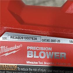 AS-IS Milwaukee 18V Lithium-Ion 570 MPH Brushless Cordless Precision Blower (Tool-Only)