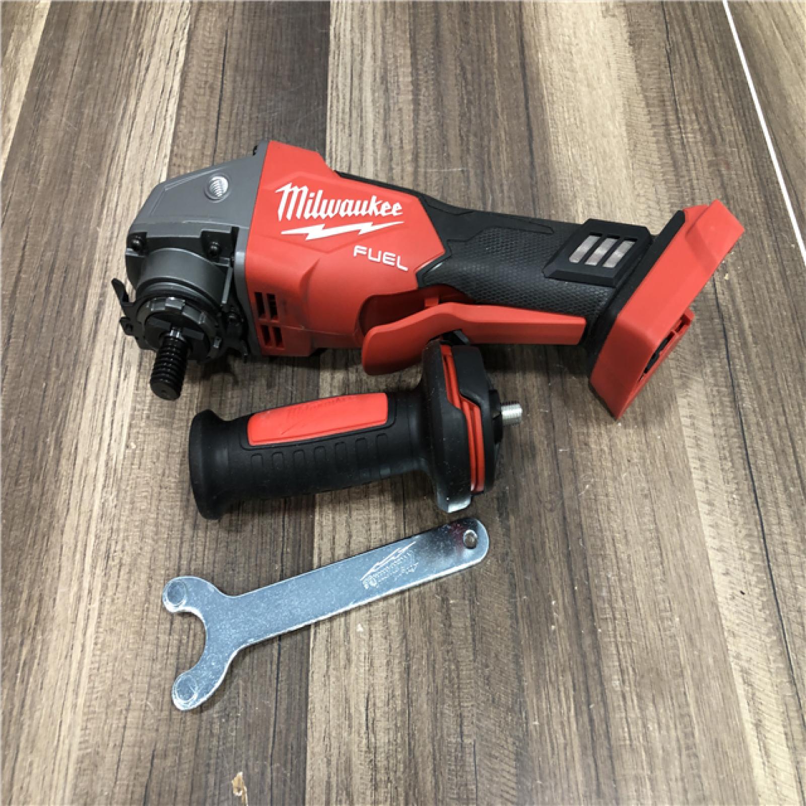 AS-IS Milwaukee FUEL 18V Lithium-Ion Brushless Cordless 4-1/2 in./5 in. Grinder w/Paddle Switch (Tool-Only)