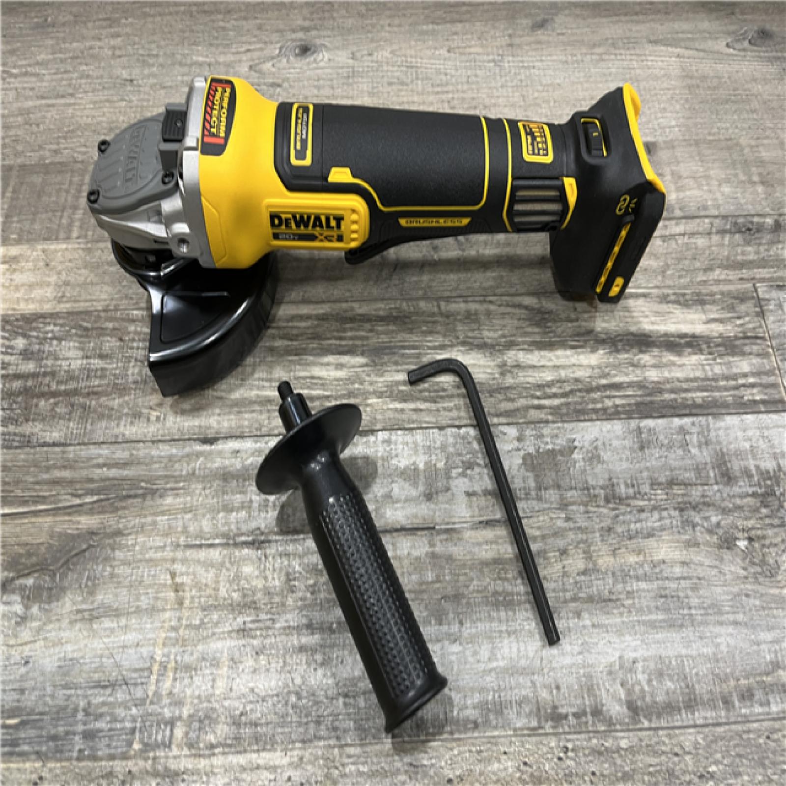 AS-IS DEWALT 20V XR Cordless 4-1/2. in. to 5 in. Variable Speed Angle Grinder (Tool Only)