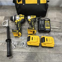 AS-IS DEWALT 20V MAX Lithium-Ion Cordless 2-Tool Combo Kit