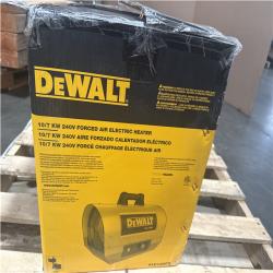 CALIFORNIA AS IS DEWALT FORCED AIR ELECTRIC HEATER