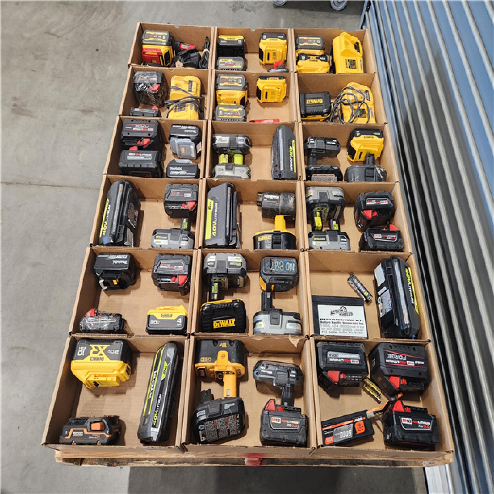 DALLAS LOCATION - AS-IS BATTERY PALLET
