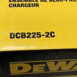 NEW - DEWALT 20V MAX Lithium-Ion Battery Kit with 5.0Ah and 2.0Ah Battery and Charger