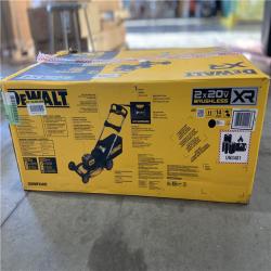 DALLAS LOCATION - DEWALT 2x20V MAX 21 in. Cordless Battery Powered Push Lawn Mower Kit with (2) 10 Ah Batteries and Chargers