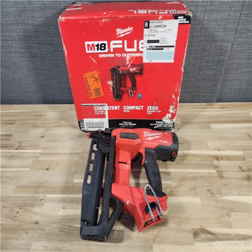 HOUSTON LOCATION - AS-IS Milwaukee Tool Cordless Finish Nail Gun 18 V 3020-20 (TOOL ONLY)