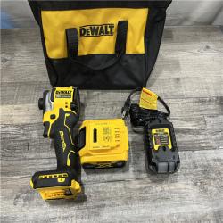 AS-IS DEWALT ATOMIC 20V MAX Lithium-Ion Cordless 1/4 in. Brushless Impact Driver Kit
