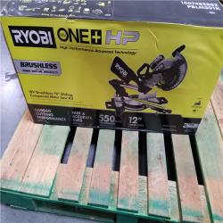 California NEW Ryobi One+ 18V Brushless 10 Sliding Compound Miter Saw Kit