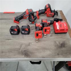 CALIFORNIA AS-IS MILWAUKEE M18 4-TOOL COMBO KiT