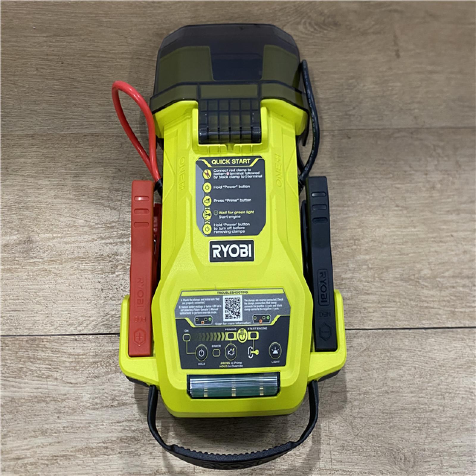 AS IS- RYOBI 18v One Jump Starter Kit