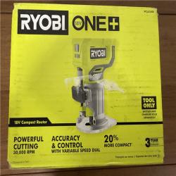 California AS-IS Ryobi One+ 18V Compact Router; Appears in Excellent Condition (Tool Only)