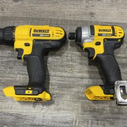 AS-IS DEWALT 20V MAX Cordless Drill/Impact 2 Tool Combo Kit