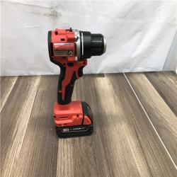 AS-IS Milwaukee 18V Lithium-Ion Brushless Cordless 1/2 in. Compact Drill/Driver Kit