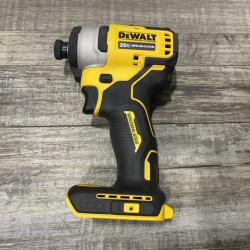 AS-IS DEWALT Atomic 20V Max Lithium-Ion Brushless Cordless Compact 1/4 in. Impact Driver Kit