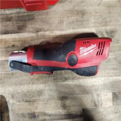 HOUSTON LOCATION - AS-IS MILWAUKEE 12-Volt Lithium-Ion Force Logic Cordless Press Tool Kit (3 Jaws Included) with Two 1.5 Ah Battery and Hard Case