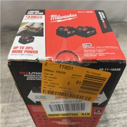 NEW - Milwaukee 18-Volt Lithium-Ion XC Extended Capacity 5.0 Ah Battery Pack (2-Pack)