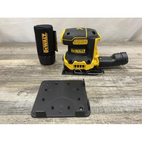 AS-IS DEWALT 20V MAX XR Cordless Brushless 1/4 Sheet Variable Speed Sander (Tool Only)