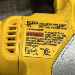 AS-IS DEWALT 20V MAX XR Cordless Brushless Jigsaw (Tool Only)