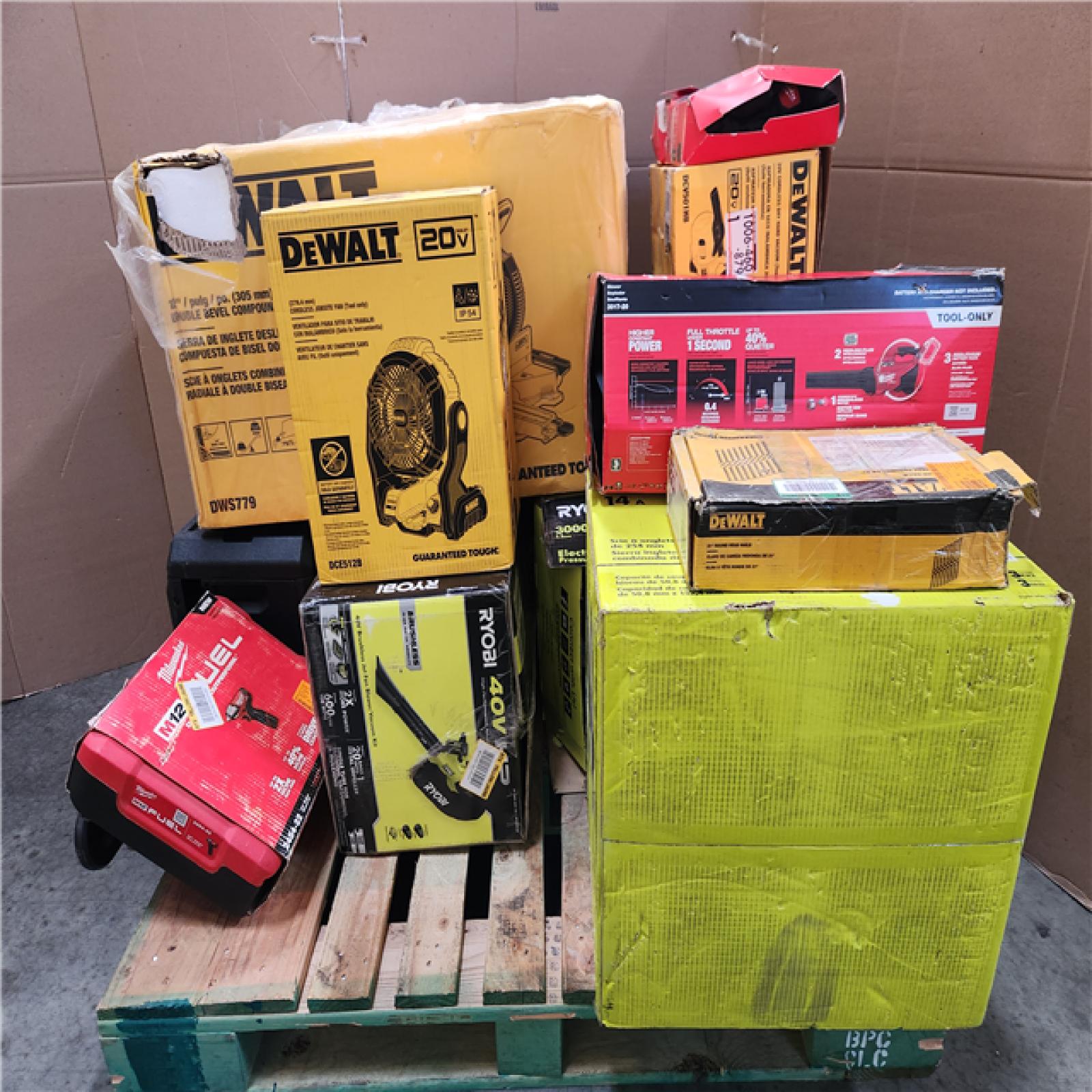 CALIFORNIA AS-IS TOOL PALLET
