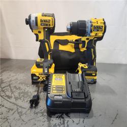 AS-IS- 20V MAX XR Lithium-Ion Cordless 2-Tool Combo Kit with 4.0 Ah and 1.7 Ah Batteries and Charger