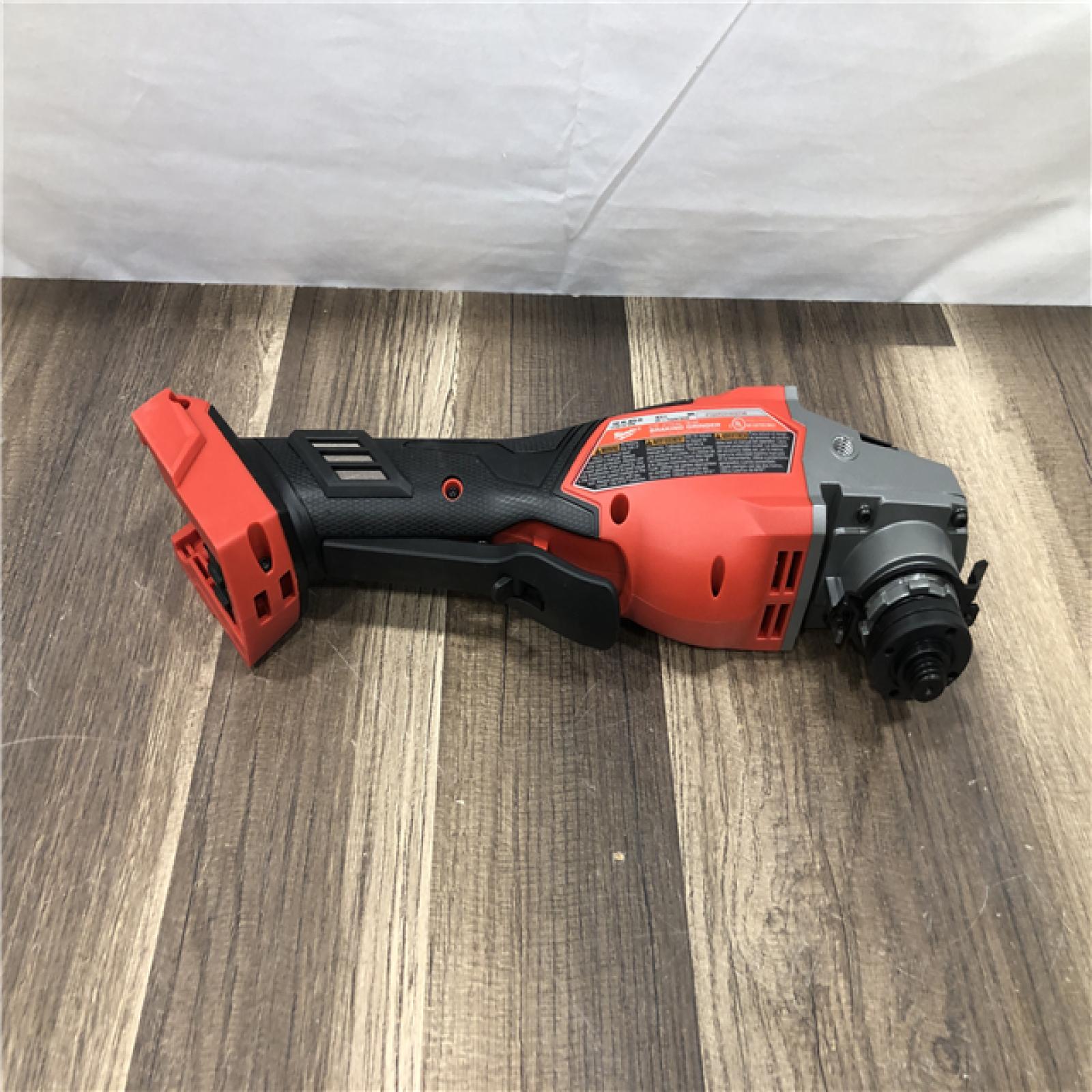 AS-IS Milwaukee FUEL 18-Volt Lithium-Ion Brushless Cordless 4-1/2 in./6 in. Braking Grinder with Paddle Switch (Tool-Only)