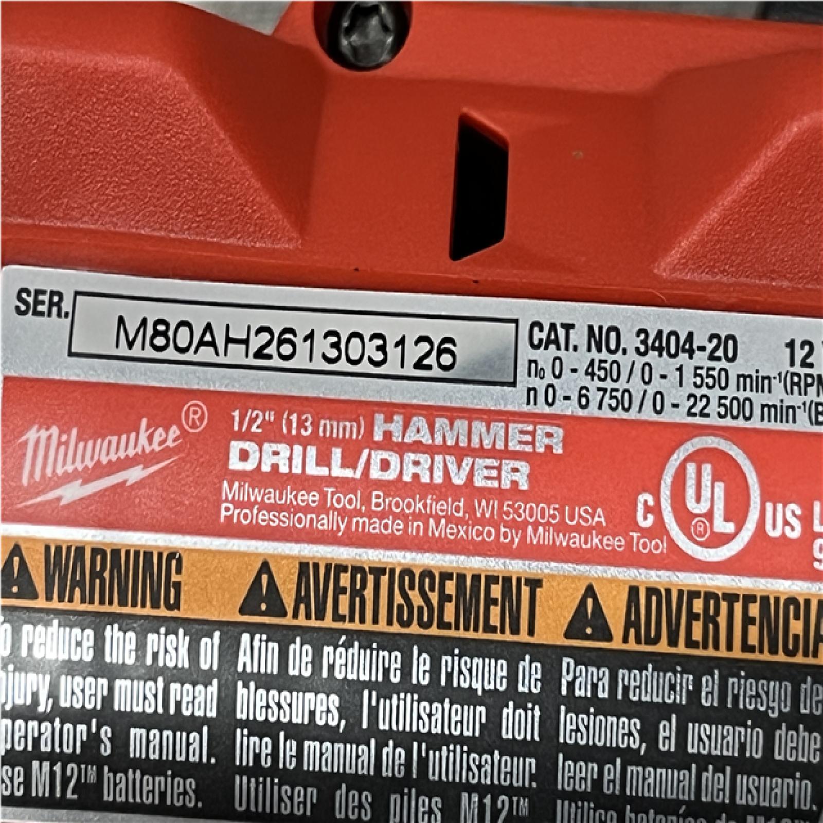 AS-IS Milwaukee FUEL 12-Volt Lithium-Ion Brushless Cordless Hammer Drill and Impact Driver Combo Kit