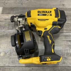 AS-IS DEWALT 20V MAX Lithium-Ion 15-Degree Electric Cordless Roofing Nailer Kit